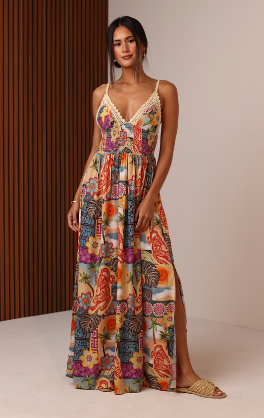 Camilla Crochet Maxi Dress