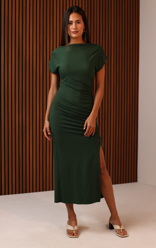 SHELBY DRESS - PINE